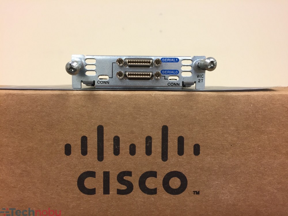 Cisco WIC-2T 2 Port Serial Module for 18/19/26/28/3800 Routers – Technobu