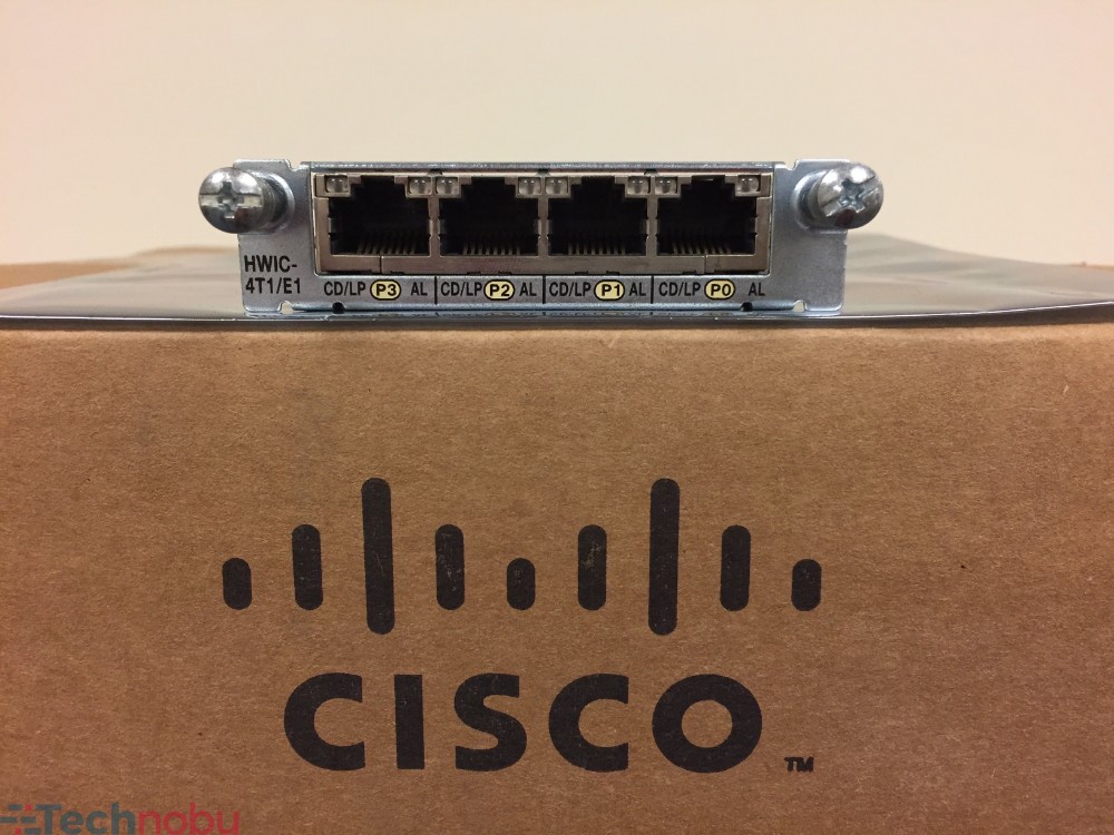Cisco HWIC-4T1/E1 4 Port Channel T1 E1 High Speed WAN Interface Card