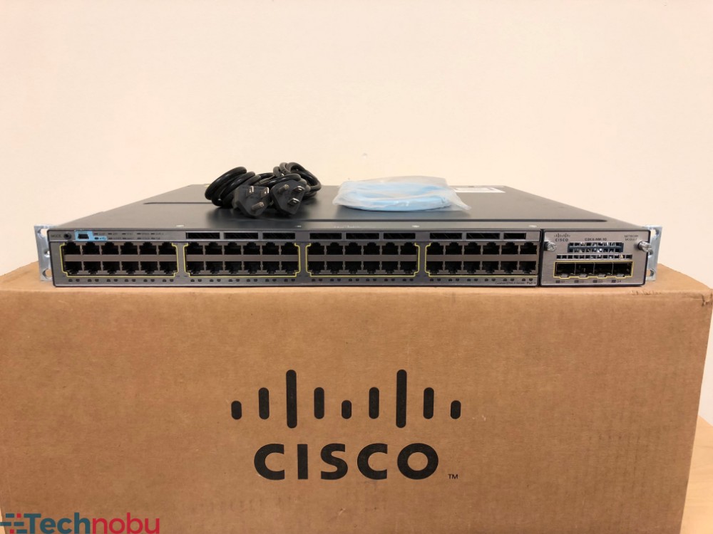 Cisco Catalyst 3750X WS-C3750X-48PF-S 48 Port Layer 3 Gigabit PoE