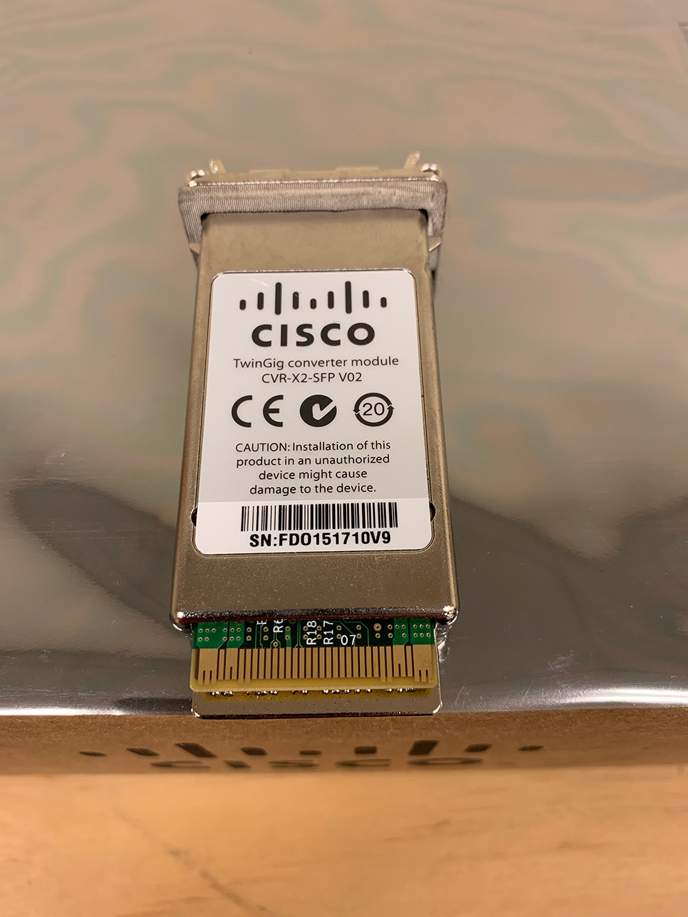 Cisco CVR-X2-SFP TwinGig Converter Module