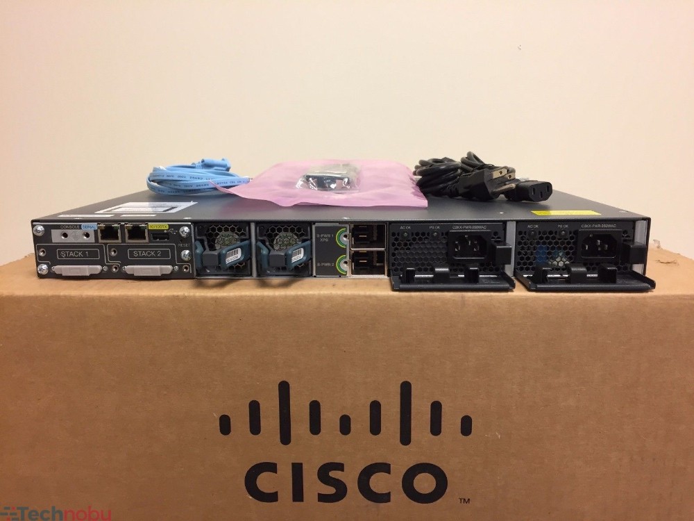 Cisco Catalyst 3750X WS-C3750X-48T-S 48 Port Layer 3 Gigabit